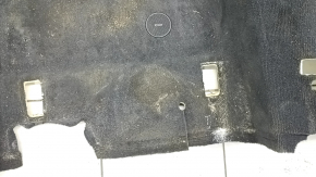 Front floor covering BMW 5 F10 14-16 black, with footrest, dry cleanable