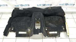 Rear floor covering BMW 5 F10 14-16 black, torn, for dry cleaning