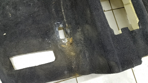 Rear floor covering BMW 5 F10 14-16 black, torn, for dry cleaning