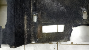Rear floor covering BMW 5 F10 14-16 black, torn, for dry cleaning