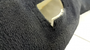 Rear floor covering BMW 5 F10 14-16 black, torn, for dry cleaning