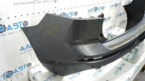Rear bare bumper Volvo XC60 20-21 for parking sensors, BSM and park assist, graphite