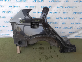 Quarter wing rear right BMW X5 F15 14-18 on the body, black, pokes