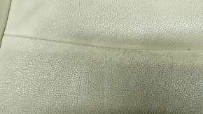Driver's seat upholstery BMW 5 F10 11-16 Luxury leather, beige, 3 parts, cracked, worn, dry-cleanable