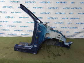 Front right quarter Kia Niro 17-22 HEV, PHEV sawed off, blue, with central pillar