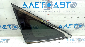 Window blind glass rear left Toyota Venza 21-24 chrome, broken guides, scratches