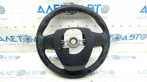 Naked steering wheel Toyota Venza 21-24 leather black, heated, with steering wheel computer, scratches