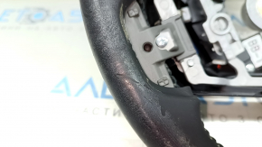 Naked steering wheel Toyota Venza 21-24 leather black, heated, with steering wheel computer, scratches