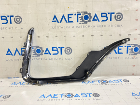 Front bumper molding left Honda CRV 20-22 gray structure, with chrome