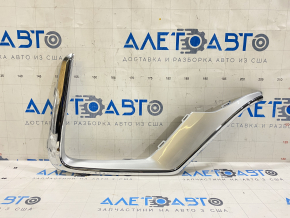 Front bumper molding right Honda CRV 20-22 gray structure, with chrome