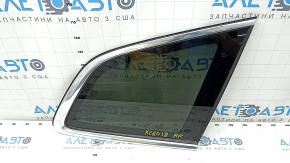Window blind glass rear right Volvo XC60 18-23 tinted, with chrome molding