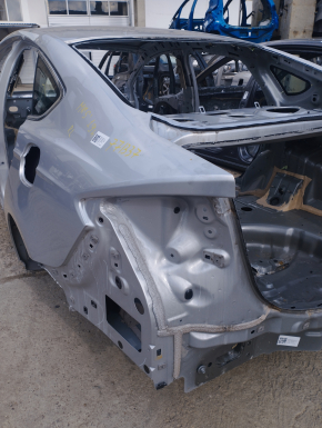 Quarter wing rear left Ford Fusion mk5 13-20 on the body, silver, dented
