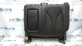 Rear row of seats upper part right Lincoln MKC 15-19 leather brown, perforation, with belt and armrests, heated, for dry cleaning, bumps, dents