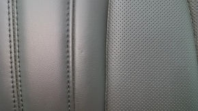 Rear row of seats upper part right Lincoln MKC 15-19 leather brown, perforation, with belt and armrests, heated, for dry cleaning, bumps, dents