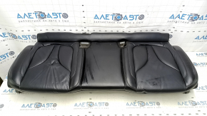 Rear row of seats lower part Lincoln MKC 15-19 leather black, with perforation, scratches, dents, for cleaning