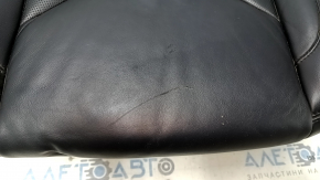 Rear row of seats lower part Lincoln MKC 15-19 leather black, with perforation, scratches, dents, for cleaning