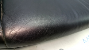 Rear row of seats lower part Lincoln MKC 15-19 leather black, with perforation, scratches, dents, for cleaning