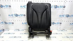 Rear row of seats upper part left Lincoln MKC 15-19 leather black, with perforation, for dry cleaning, scratches