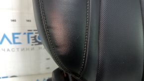Rear row of seats upper part left Lincoln MKC 15-19 leather black, with perforation, for dry cleaning, scratches