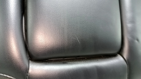 Rear row of seats upper part right Lincoln MKC 15-19 leather black, perforation, with belt and armrests, for dry cleaning, scratches, dents