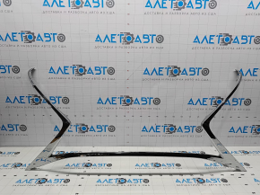 Front bumper grille frame top Lexus ES300h 16-18 rest chrome