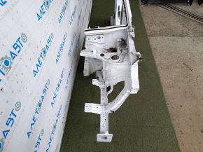 Front left quarter Kia Niro 17-22 HEV, white, on body, dents