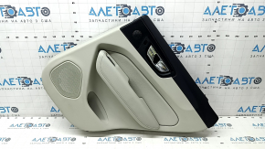 Door trim card rear right Volvo XC60 18-22 gray leather, armrest and insert gray leather, with overlay, for cleaning
