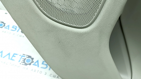 Door trim card rear right Volvo XC60 18-22 gray leather, armrest and insert gray leather, with overlay, for cleaning