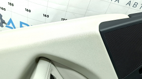 Door trim card rear right Volvo XC60 18-22 gray leather, armrest and insert gray leather, with overlay, for cleaning