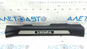 Door sill trim front right Toyota Venza 21-24 black, chrome insert, in film, corrosion