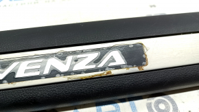 Door sill trim front right Toyota Venza 21-24 black, chrome insert, in film, corrosion