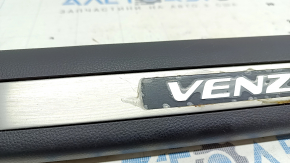 Door sill trim front right Toyota Venza 21-24 black, chrome insert, in film, corrosion