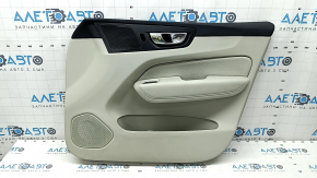 Door trim card front right Volvo XC60 18-22 gray leather, armrest and insert gray leather, with Harman Kardon speaker overlay, bumpers, for cleaning