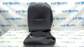 Driver's seat upholstery Toyota Venza 21-24 black leather, heated, perforated, 2 parts, oxidized heating chips, needs cleaning