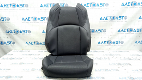 Toyota Venza 21-24 passenger seat upholstery black leather, heated, perforated, 2 parts, for cleaning