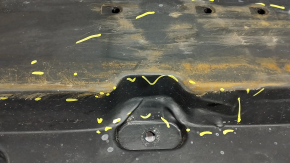 Front left underbody protection Toyota Venza 21-24 is broken, scuffed