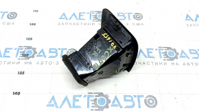 Front panel air duct deflector right Volvo XC60 18-23 black gloss with chrome, broken mount
