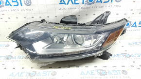 Headlight front left Mitsubishi Outlander 16-22 bare, halogen, rest, with mount, sand