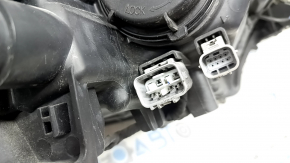 Headlight front left Mitsubishi Outlander 16-22 bare, halogen, rest, with mount, sand