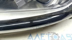 Headlight front left Mitsubishi Outlander 16-22 bare, halogen, rest, with mount, sand
