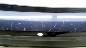 Rear bumper bare Mitsubishi Outlander 16-18 rest, blue, for non-standard parking sensors, scratches