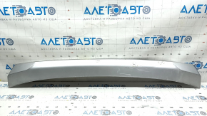 Rear bumper trim lower Mitsubishi Outlander 16-18 rest, scratches, dented, tear, broken fastener