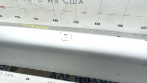 Rear bumper trim lower Mitsubishi Outlander 16-18 rest, scratches, dented, tear, broken fastener