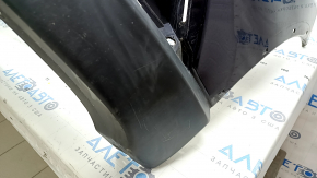Front bumper bare Mitsubishi Outlander 16-20 rest white W13, scratches, cracked