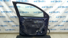 Door assembly front left Mitsubishi Outlander 16-20 rest, blue D14, keyless, bumpers