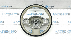 Steering wheel bare Volvo XC60 18-23 leather black-gray, without heating, for dry cleaning, scratches