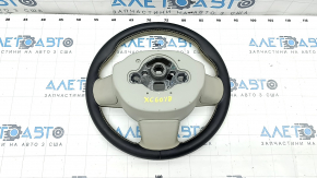 Steering wheel bare Volvo XC60 18-23 leather black-gray, without heating, for dry cleaning, scratches