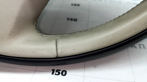 Steering wheel bare Volvo XC60 18-23 leather black-gray, without heating, for dry cleaning, scratches