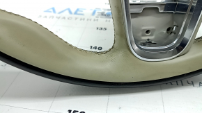 Steering wheel bare Volvo XC60 18-23 leather black-gray, without heating, for dry cleaning, scratches