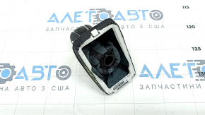Gear knob Volvo XC60 20-21 leather black, with cover, scratches